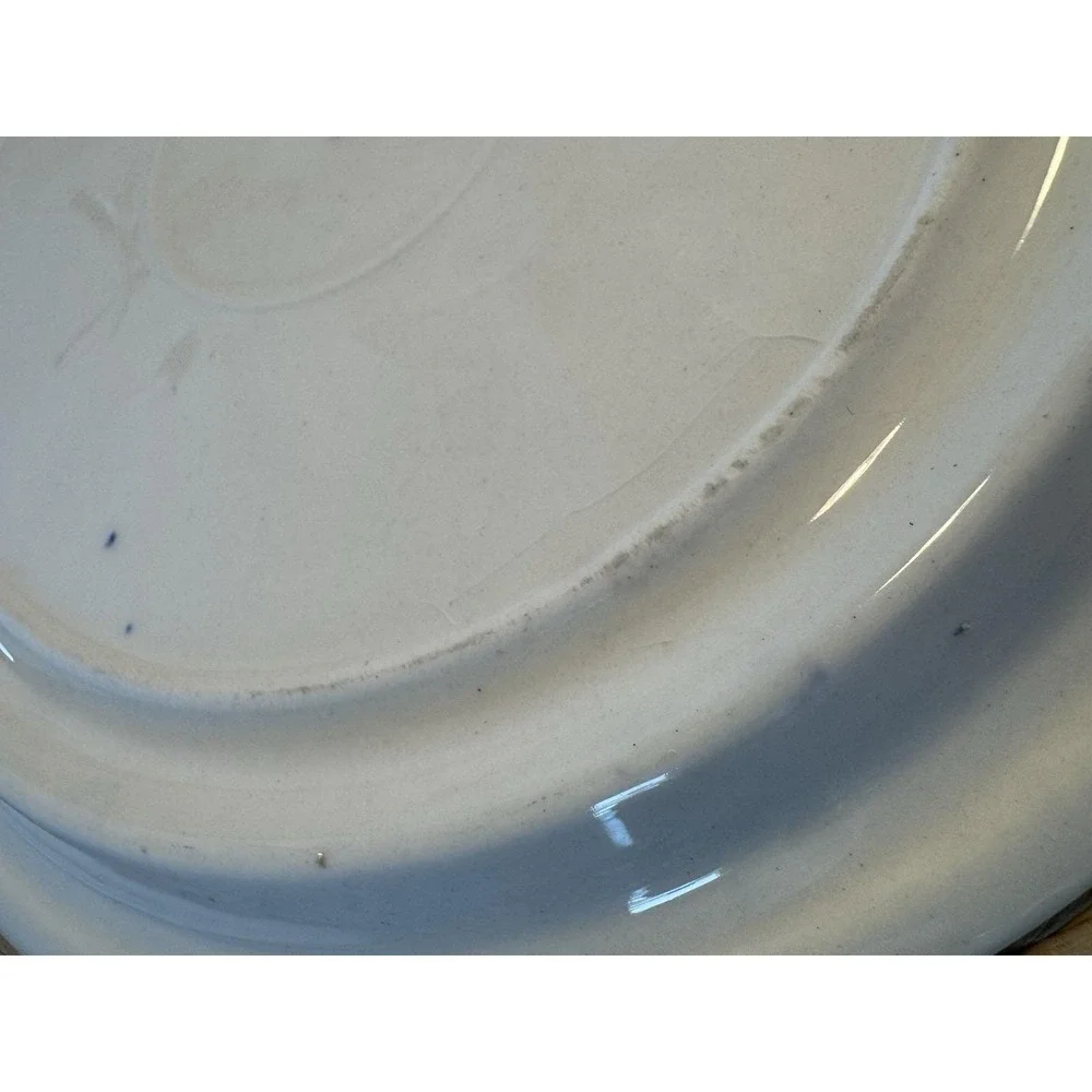 Vintage Moriyami Made In Japan Blue Willow Divided plate 10 1/4